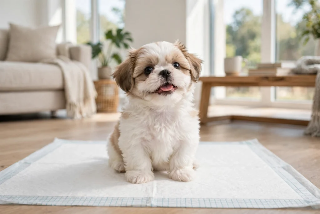 como ensinar cachorro fazer xixi no lugar certo tapete higienico